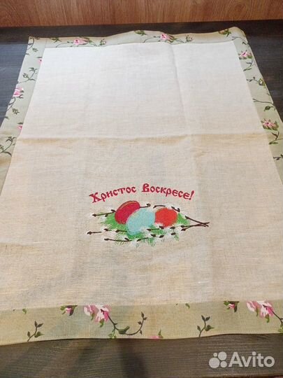Салфетки льняные с вышивкой