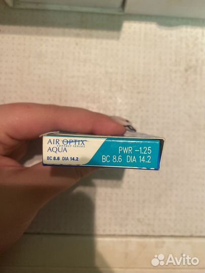 Линзы контактные Air optix aqua