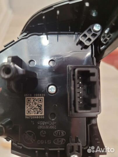 Kia Rio X 2020года переключатель на руле