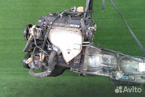 Двигатель в сборе двс mitsubishi pajero IO H76W 4G