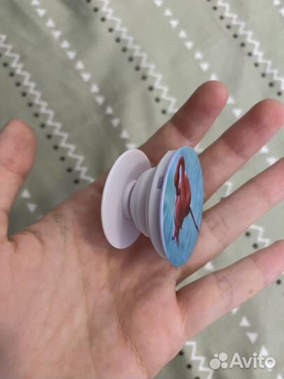 Попсокет для телефона с фламинго