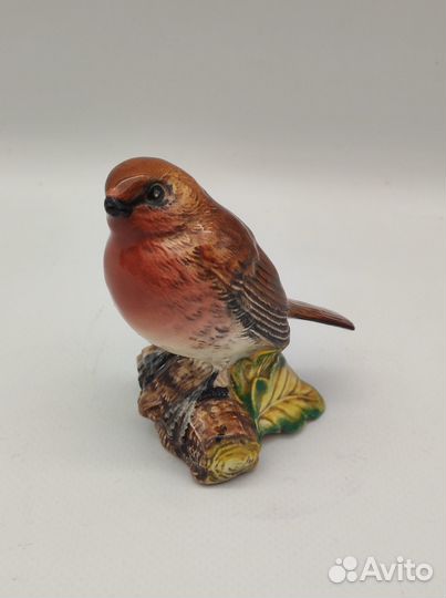 Фигура Птица Зарянка Англия высота 8 см, Beswick