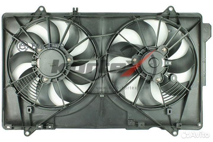 Kortex KFD174 Вентиляторы охл. с кожухом 2 вент. д
