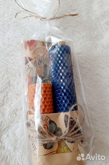 Свечи из вощины с травами