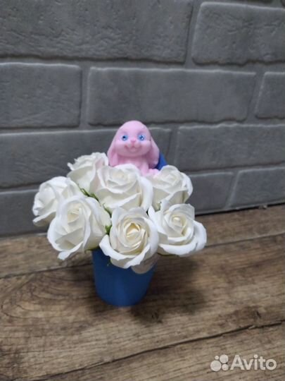 Букет из мыльных роз в наличие