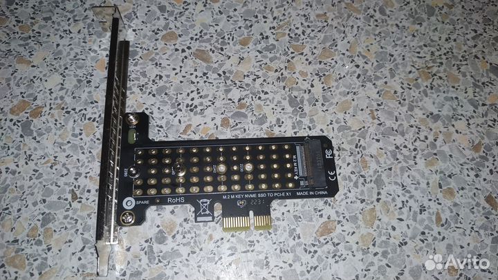 Переходник для установки M.2 (nvme) в слот PCI-E
