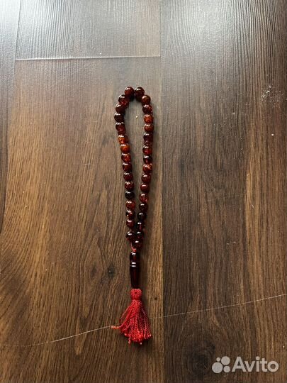 Чётки янтарные