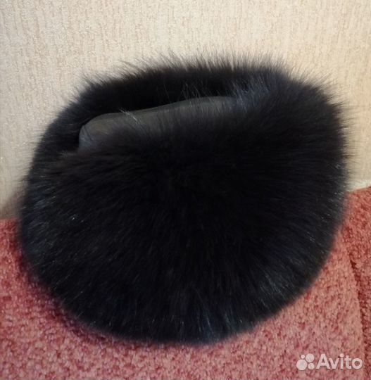 Шапка зимняя женская, песец