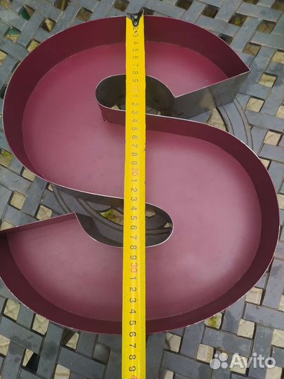 Объемная буква из нержавеющей стали