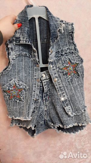 Джинсовый костюм