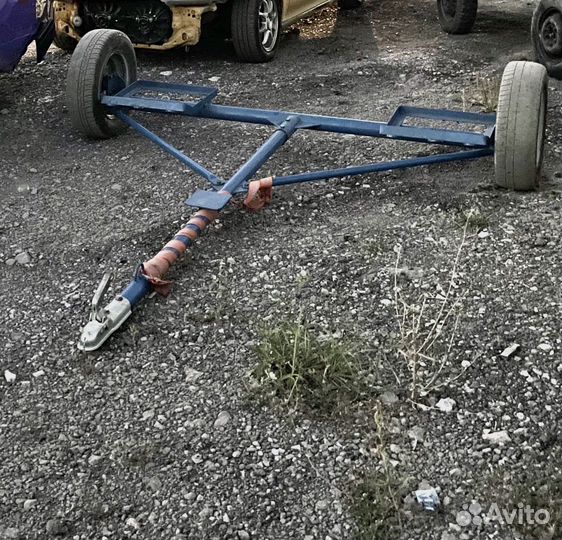 Прицеп подкат с колесами и тросами