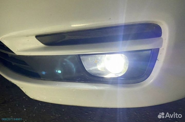 Лазерные туманки kia rio 3 рестайлинг птф