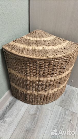 Корзина плетеная ящик