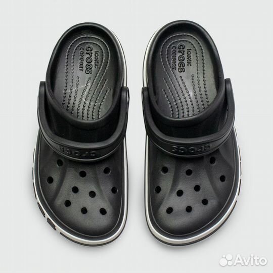 Сабо crocs Bayaband Cloc Black / White