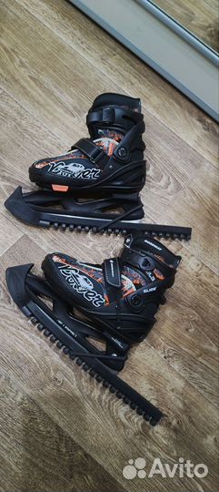 Коньки детские раздвижные 31- 34