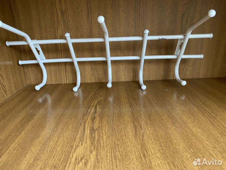 Вешалка для одежды настенная 5 крючков