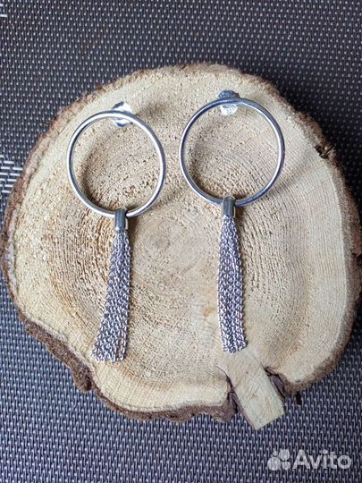 Серьги серебро 925