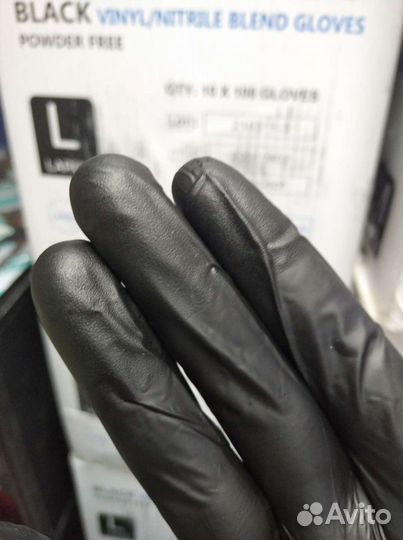 Перчатки нитриловые