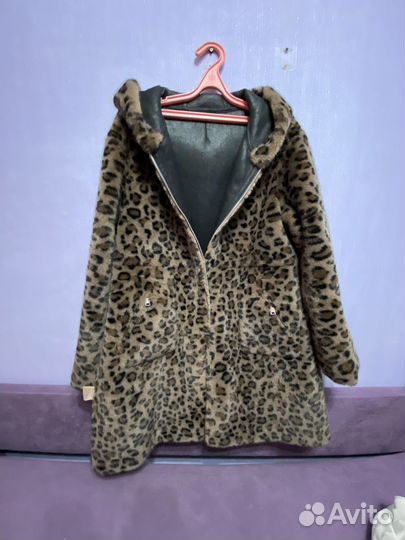 Дубленка(шуба ) двухсторонняя новая