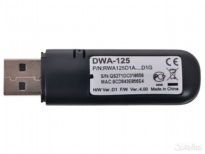 Беспроводной USB-адаптер Wi-Fi Dlink DWA-125