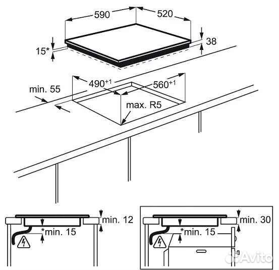 Электрическая варочная поверхность Electrolux