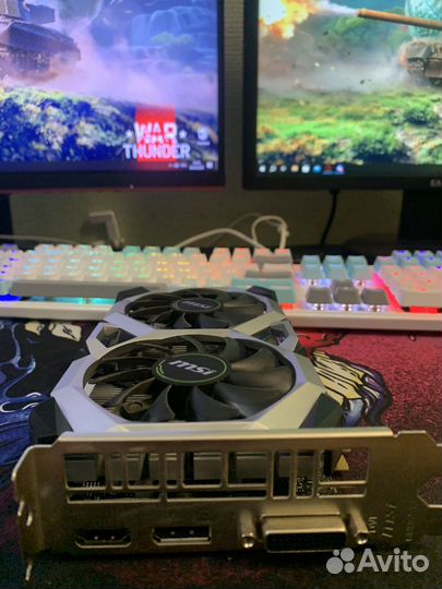 Видеокарта GeForce GTX 1650 ventus XS 4G