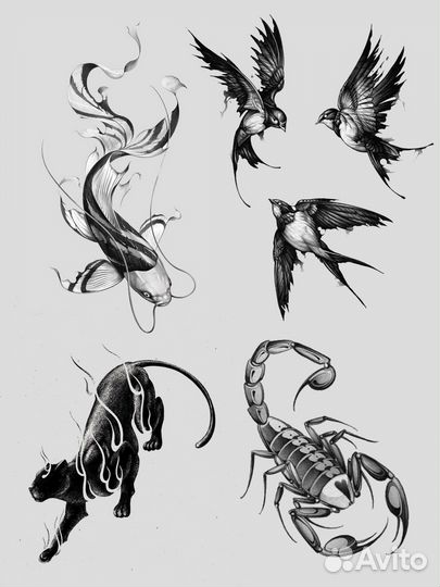 Модель на тату