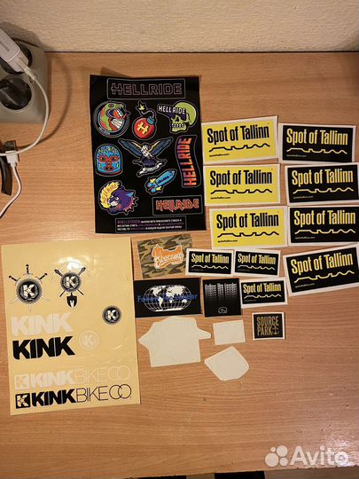 BMX стикер пак дербан