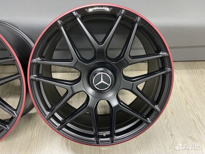 Диски DX012 R22 5-130 G-class AMG63S Гелик RED