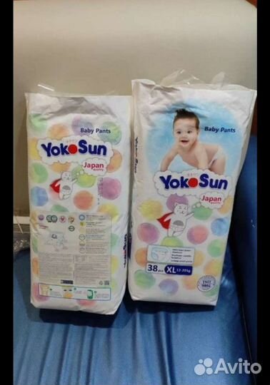 Японские памперсы yokosun 12-20kg