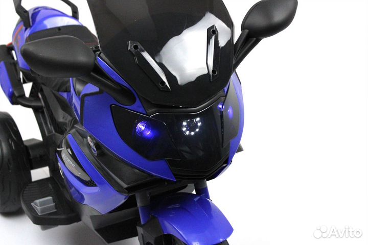 Мотоцикл детский трехколесный электро