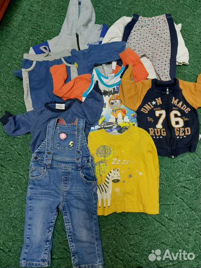 Детские вещи пакетом на мальчика 86 92