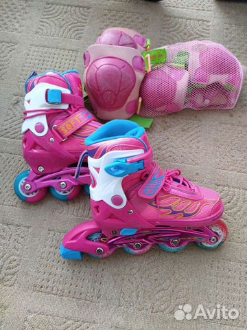 Роликовые коньки детские р.30-33