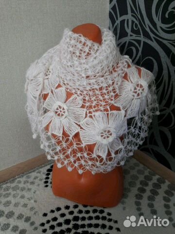 Шаль,ручная работа