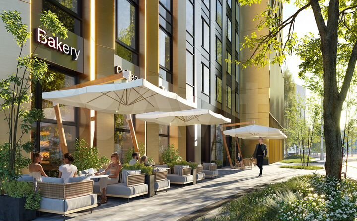 1-к. квартира, 46,7 м², 36/43 эт.