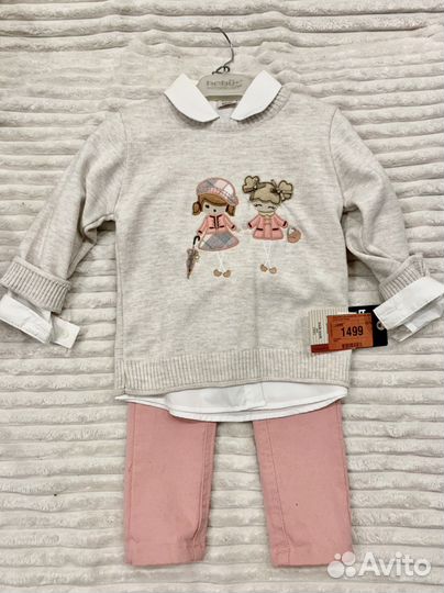 Детская одежда для девочек 86 92 новая
