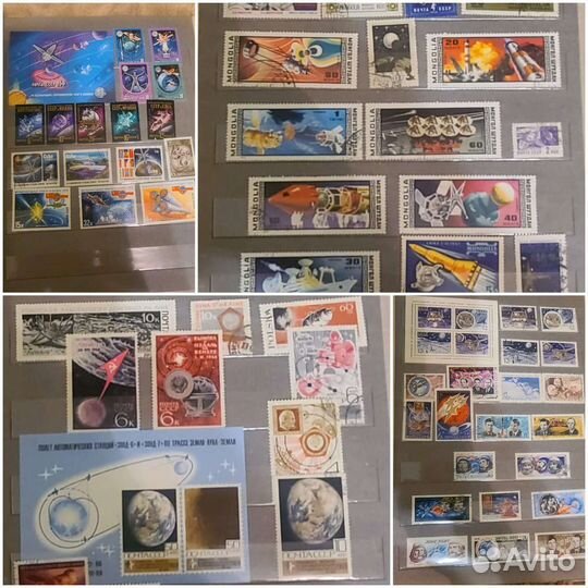 Почтовые марки космос