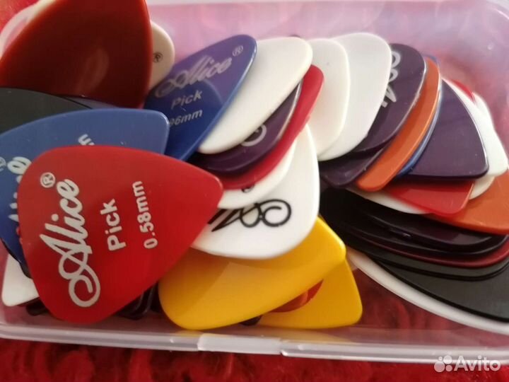 Медиатор для Бас гитары разной толщины по шт