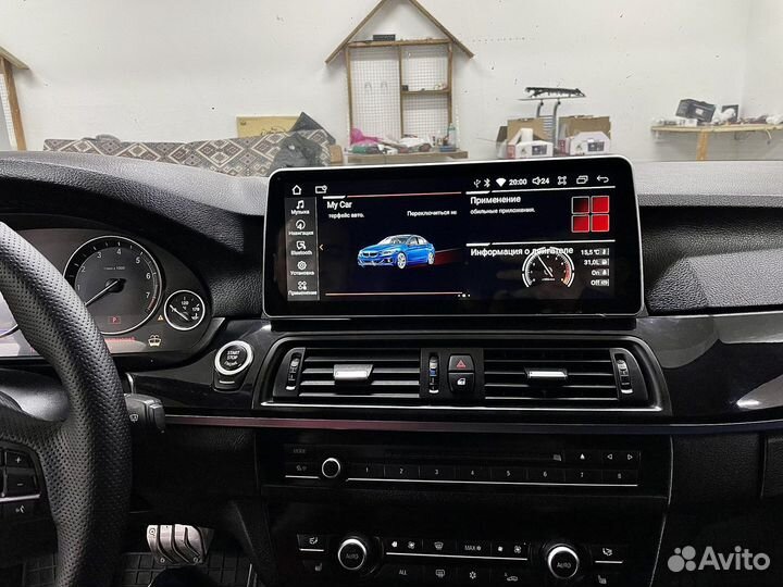 BMW 5 F10 машнитола на android