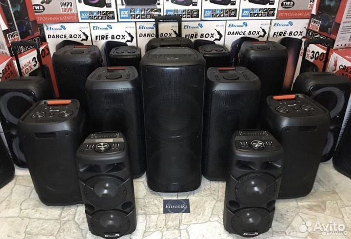 Блютуз колонки с подсветкой