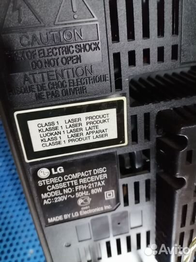 Музыкальный центр lg