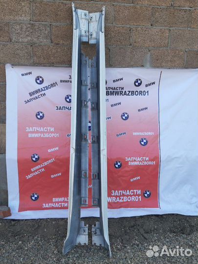 Накладки порогов бмв ф01