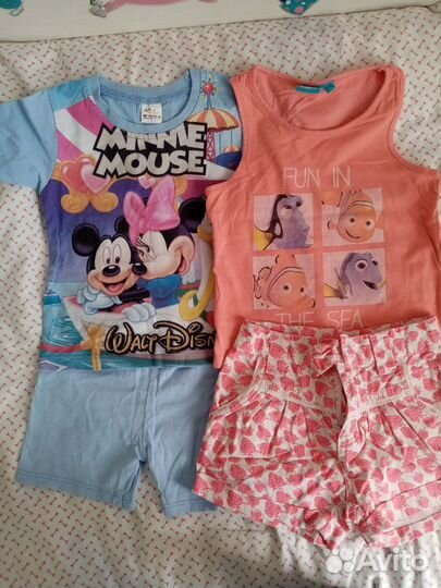 Одежда пакетом для девочки 92 98