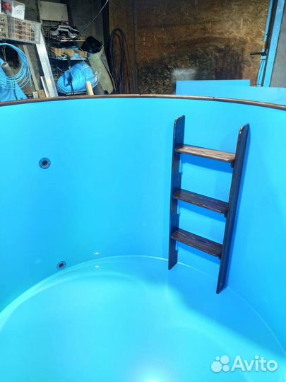 Круглая купель для бани