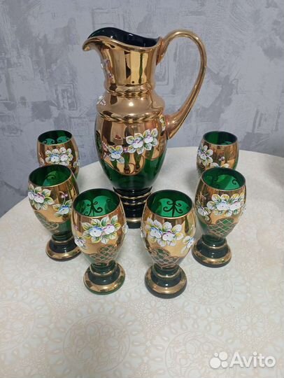 Бокалы богемское стекло