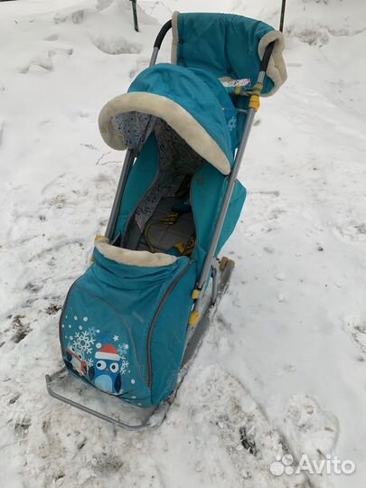 Коляска санки