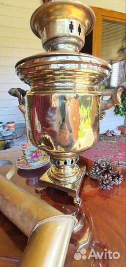 Самовар на дровах царский бочка