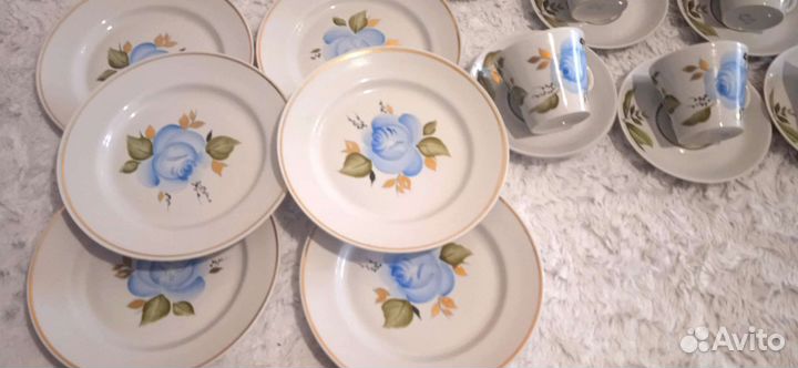 Сервиз кофейный винтаж 5 чашек