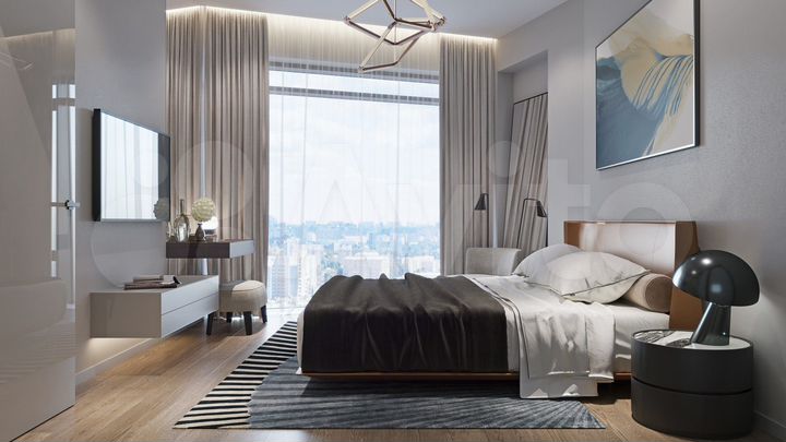 1-к. квартира, 55 м², 16/23 эт.