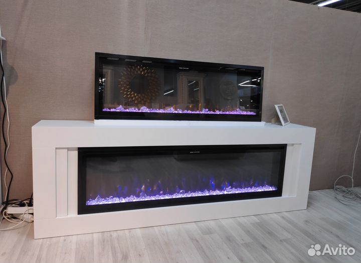 Линейные камины. Электрические камины. Камин